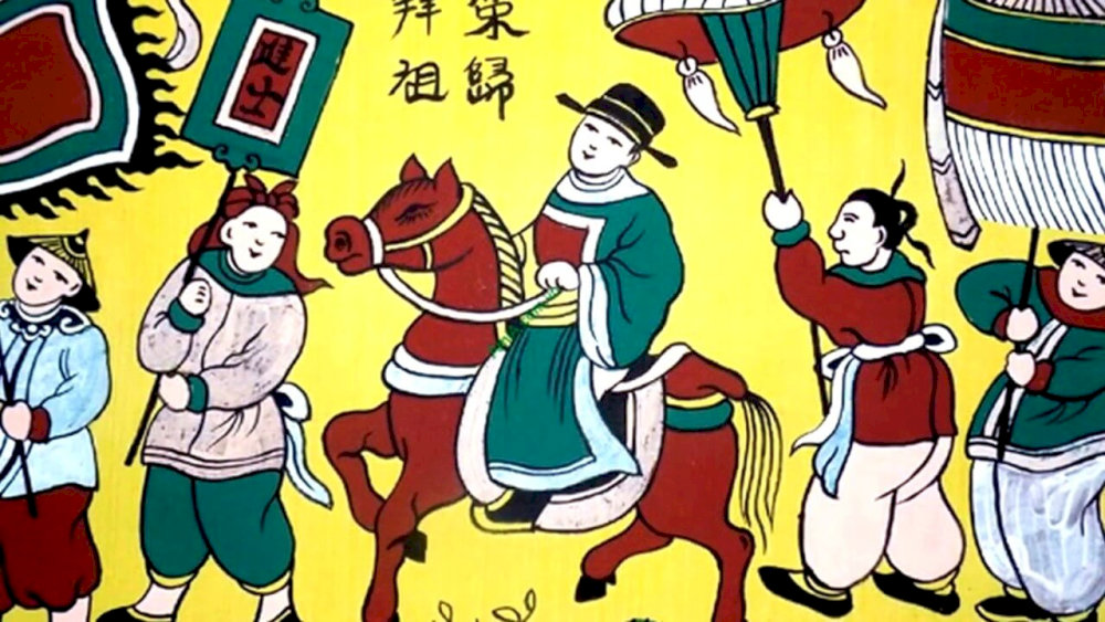 Dong Ho paintings reveal unique Vietnamese folk culture 